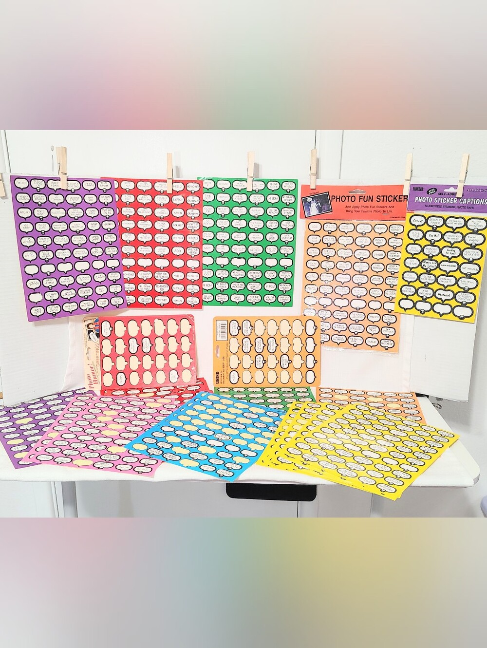 Photo Fun Stickers Magic Creations 1994 600 + Stickers Scrapbook Includes 2 New